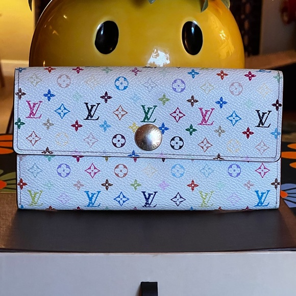 LOUIS VUITTON MURAKAMI SARAH WALLET W/DUSTBAG (DATE CODE CA0122) - Picture 1 of 16